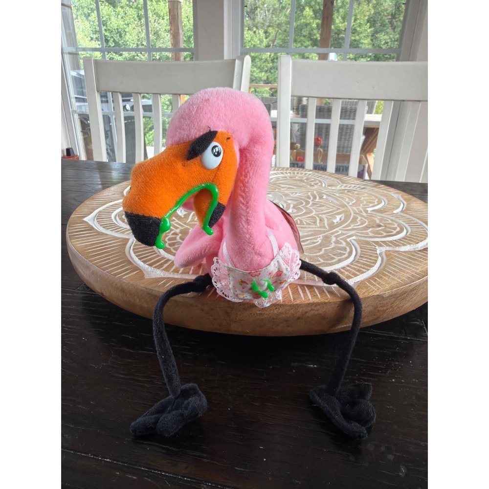 Vintage 1998 Phlemingo Flamingo Meanies Series 2 Plush